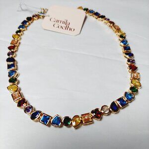NWT Camila Coelho Tennis Necklace